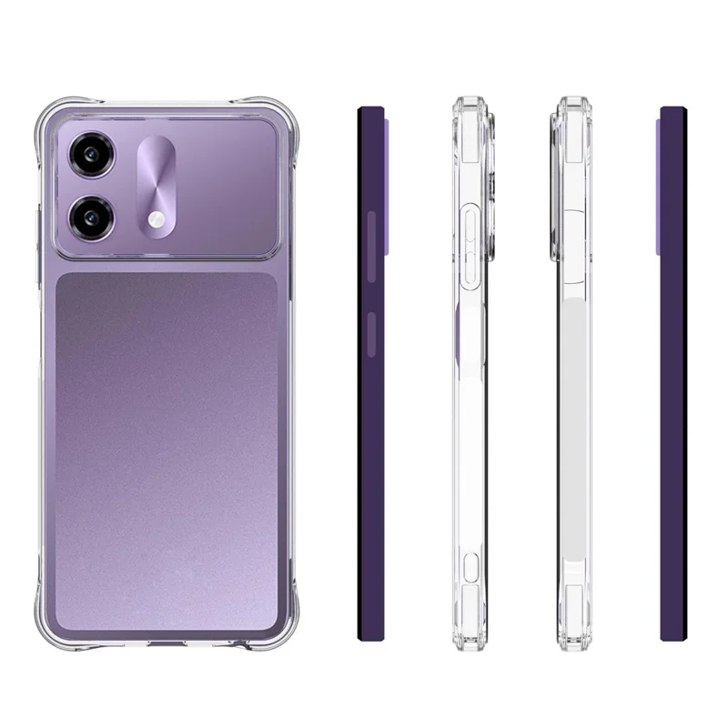For HMD Vibe2 5G TPU Case Non Slip Anti Drop Phone Cover - Transparent