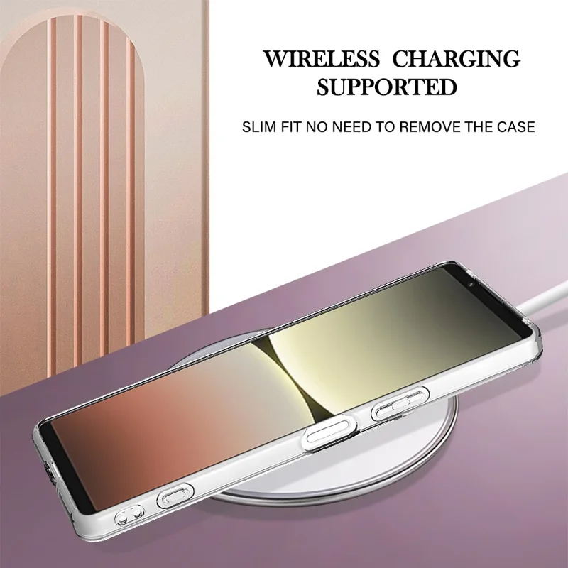 TPU-hoesje voor Sony Xperia 5 IV 5G met IMD marmeren patroon en geëlogeerd achterpaneel - Wit 006