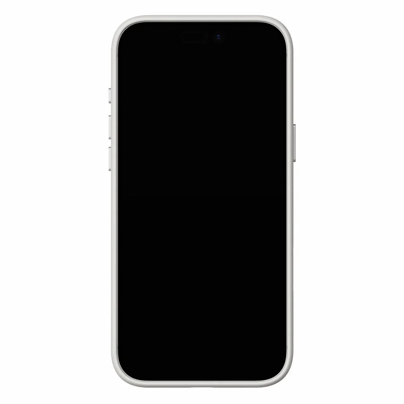 AULUMU for iPhone 18 Pro Max / 17 Pro Max Magnetic Case  Vegan Leather + PC Phone Cover - White