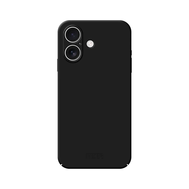 MOFI for iPhone 18 JK Qin Series Phone Case Skin-Touch Matte Anti-fingerprint Back Cover - Black - 1