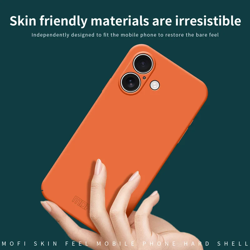 MOFI for iPhone 18 JK Qin Series Phone Case Skin-Touch Matte Anti-fingerprint Back Cover - Black - 3