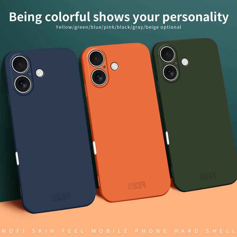 MOFI for iPhone 18 JK Qin Series Phone Case Skin-Touch Matte Anti-fingerprint Back Cover - Black - 4