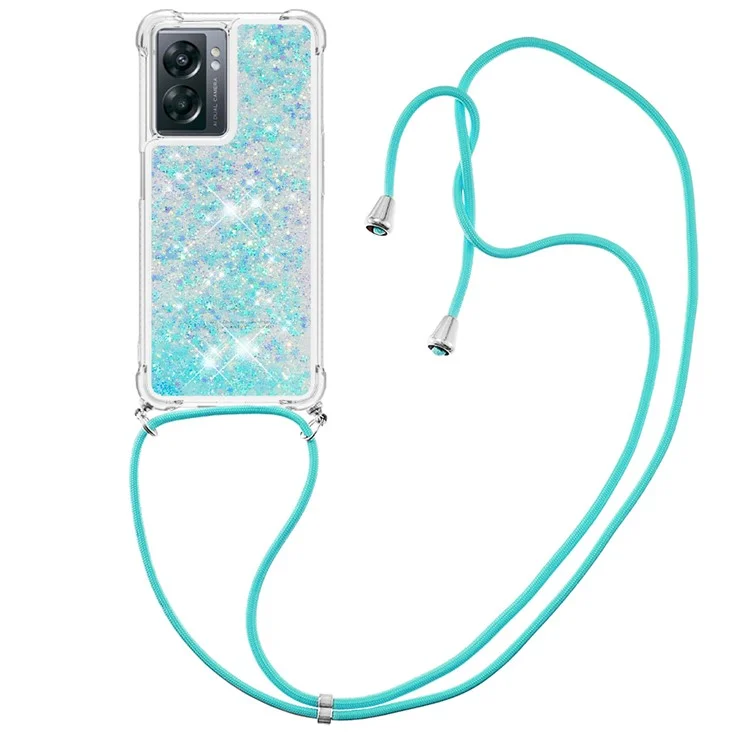 YB Quicksand Series-4 Для OnePlus Nord N300 5G / Oppo A57 (2022) 5G / A77 5G / Realme Q5i / Нарзо 50 5G / V23 5g Щупальника Для Щупых Пикательных Машин. - Синий / Пентаграмма
