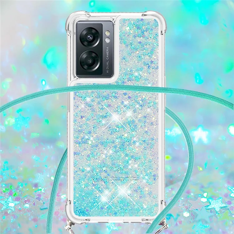 YB Quicksand Series-4 Для OnePlus Nord N300 5G / Oppo A57 (2022) 5G / A77 5G / Realme Q5i / Нарзо 50 5G / V23 5g Щупальника Для Щупых Пикательных Машин. - Синий / Пентаграмма