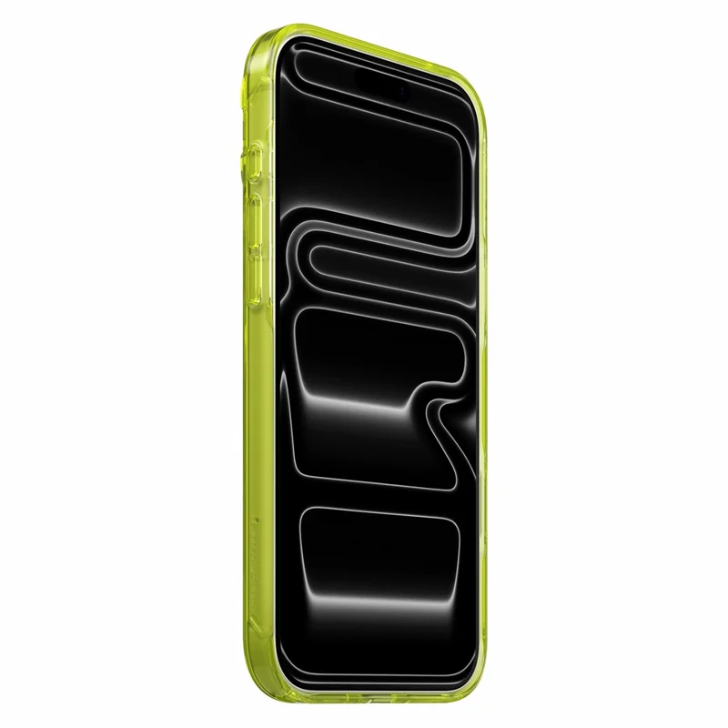 AULUMU for iPhone 18 Pro Max  /  17 Pro Max Magnetic Case Shockproof PC IML Luminous Phone Cover - Yellow Lemon