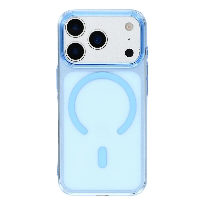 X-LEVEL For iPhone 18 Pro / 17 Pro Magnetic Case Slim Hard PC Phone Back Cover - Transparent Blue