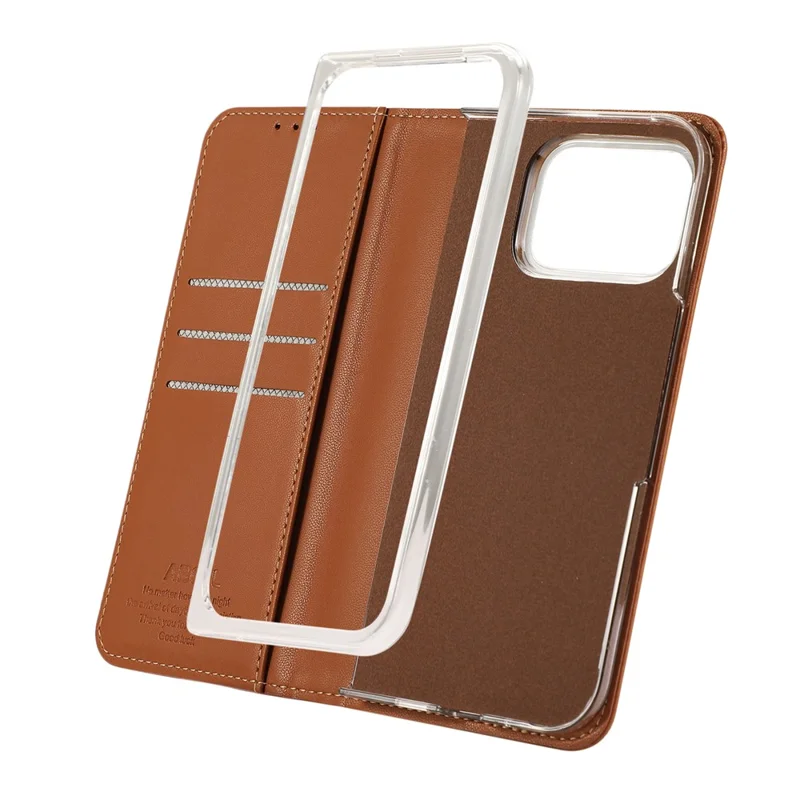 ABEEL For Google Pixel 11 Pro Fold Phone Case RFID Blocking Leather Flip Cover - Brown