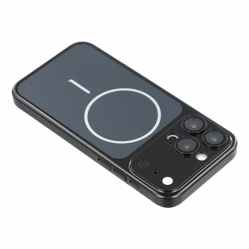 For iPhone 13 Pro Case 1.5mm PC Shockproof Phone Cover Built-in Camera Lens Protector - Black