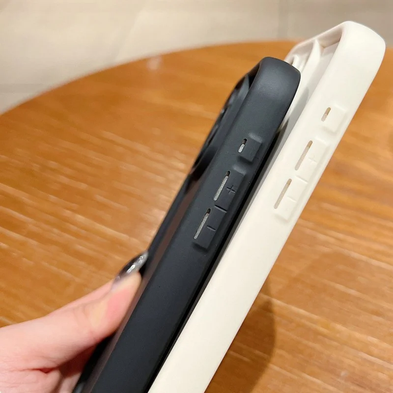 Für iPhone 17 Pro Max Hülle Süßes Liebes-Herz-Muster Präziser Kameraschutz TPU-Handyhülle - B005B2