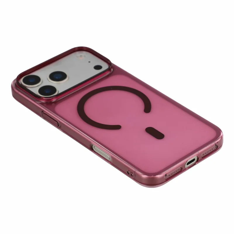 YOUNGKIT for iPhone 18 Pro / 17 Pro Case Compatible with MagSafe Hard PC Phone Back Cover - Transparent Purple