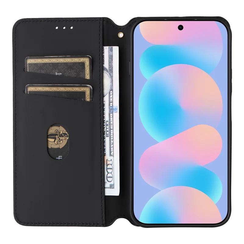 For Huawei nova 16 SE 5G Case Wallet Rhombus Imprinted PU Leather Phone Cover - Silver
