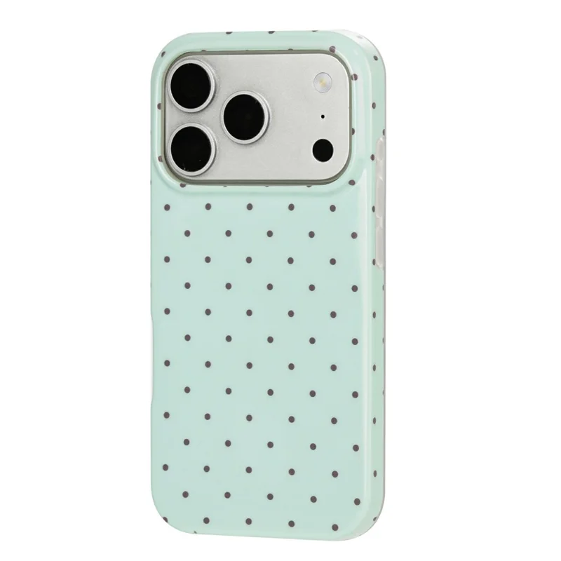 For iPhone 18 Pro / 17 Pro Case IMD Polka Dot TPU Anti Drop Phone Cover - Green