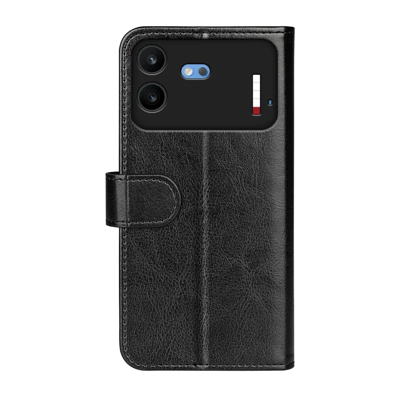Etui na Nothing Phone (4b) Skóra Crazy Horse z Funkcją Stojaka Czarny