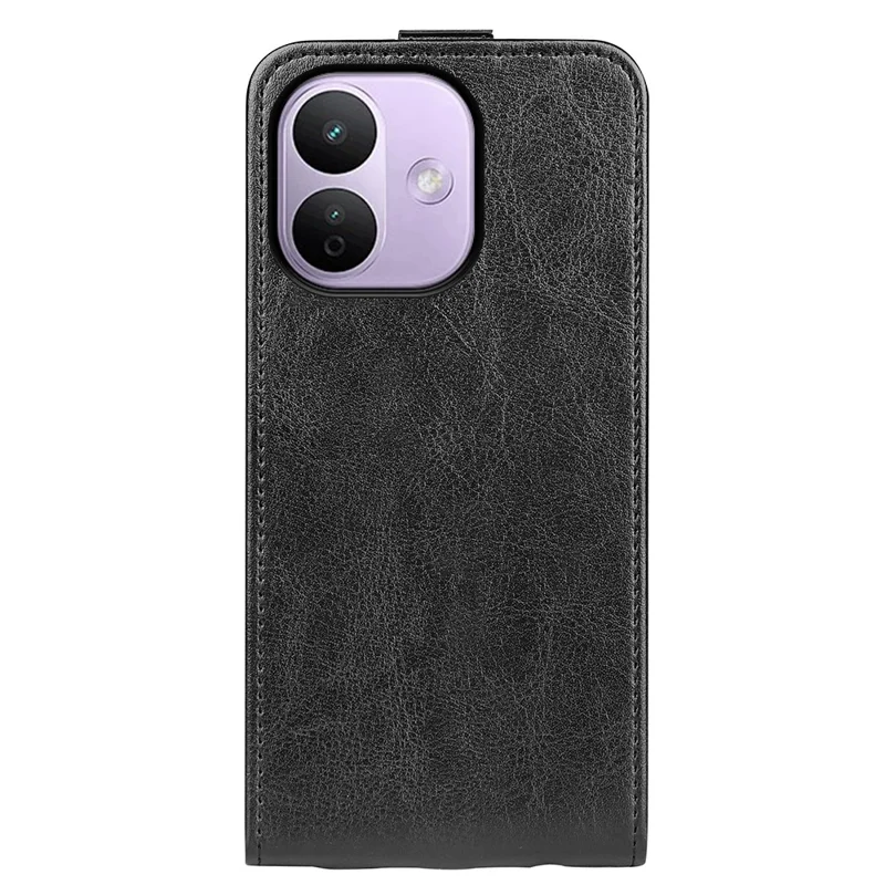 For Xiaomi Redmi Note 17 Pro+ 5G Case with Card Slots Vertical Flip Leather Phone Cover - Black