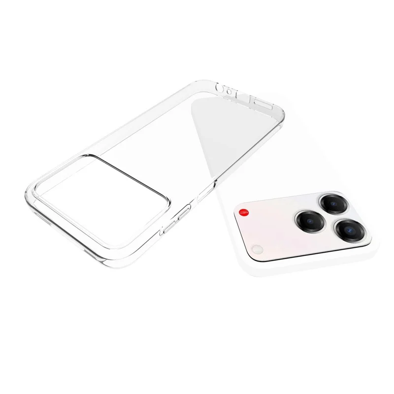 Bulk Purchasing for ZTE Nubia A57 4G Case Watermark-Resistant TPU Phone Back Cover - Transparent
