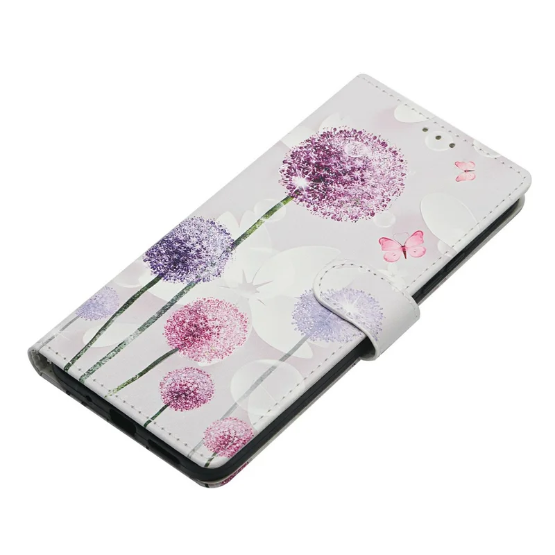 For Google Pixel 11a Case Pattern Printing Wallet Stand Flip Leather Phone Cover with Strap - Dandelion