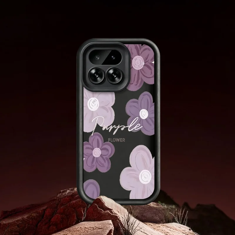 Funda para Realme 16 Pro 5G con Diseño Floral Impreso y Superficie de TPU Antideslizante - Blanco