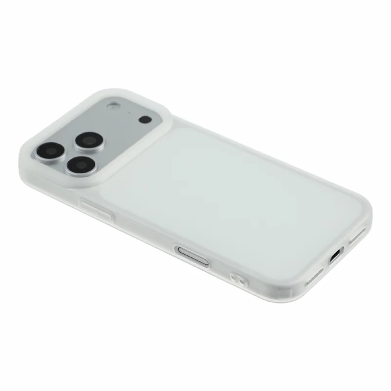 For iPhone 18 Pro Max Case Matte TPU Cover + High Aluminium-silicon Glass Screen Protector + Lens Protector - Matte Transparent