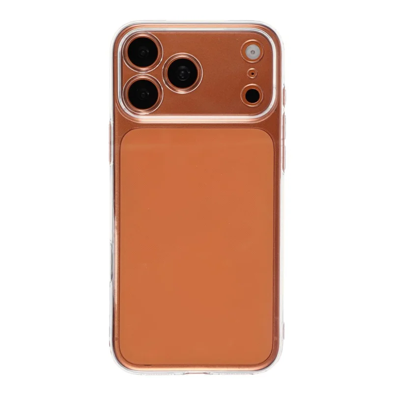 For iPhone 18 Pro Max / 17 Pro Max Case Soft TPU Phone Cover with 2Pcs High Aluminium-silicon Glass Screen Protector - Transparent