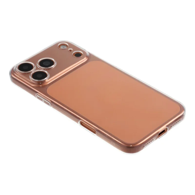 For iPhone 18 Pro Max / 17 Pro Max Case Soft TPU Phone Cover with 2Pcs High Aluminium-silicon Glass Screen Protector - Transparent