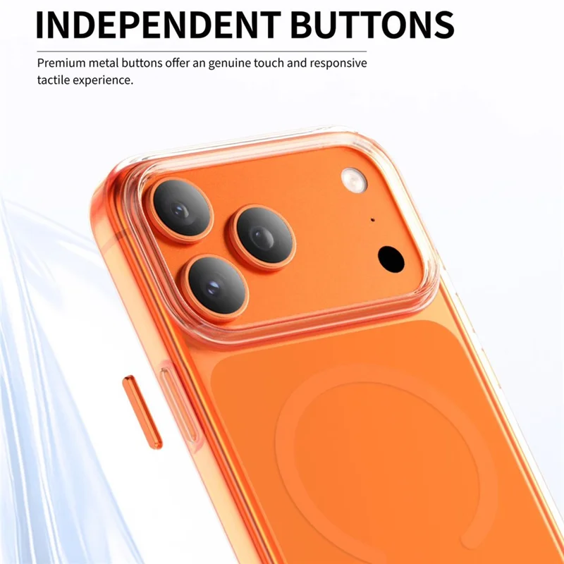 KEEPHONE REBECCA Seriesc for iPhone 18 Pro Max / 17 Pro Max Magnetic Case Anti-Yellowing PC Phone Cover - Deep Blue