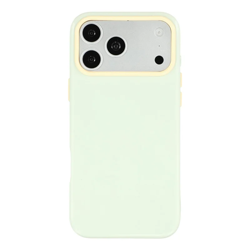 For iPhone 18 Pro Max Case Shockproof TPU Phone Cover with Detachable Camera Frame - Green