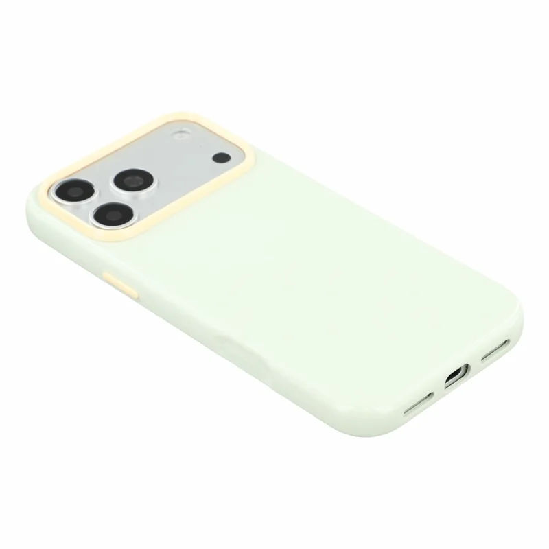 For iPhone 18 Pro Max Case Shockproof TPU Phone Cover with Detachable Camera Frame - Green