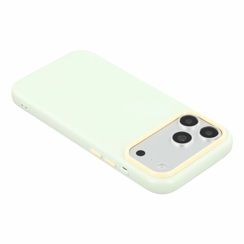 For iPhone 18 Pro Max Case Shockproof TPU Phone Cover with Detachable Camera Frame - Green