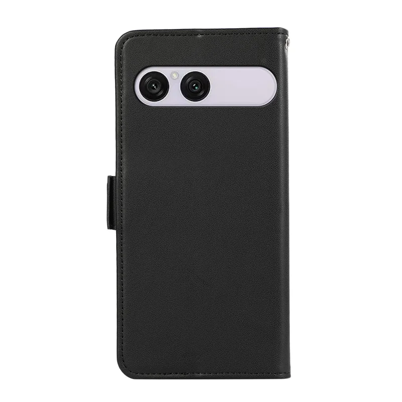 ABEEL For Sony Xperia 10 VIII Case Leather Phone Cover with RFID Blocking Wallet - Black