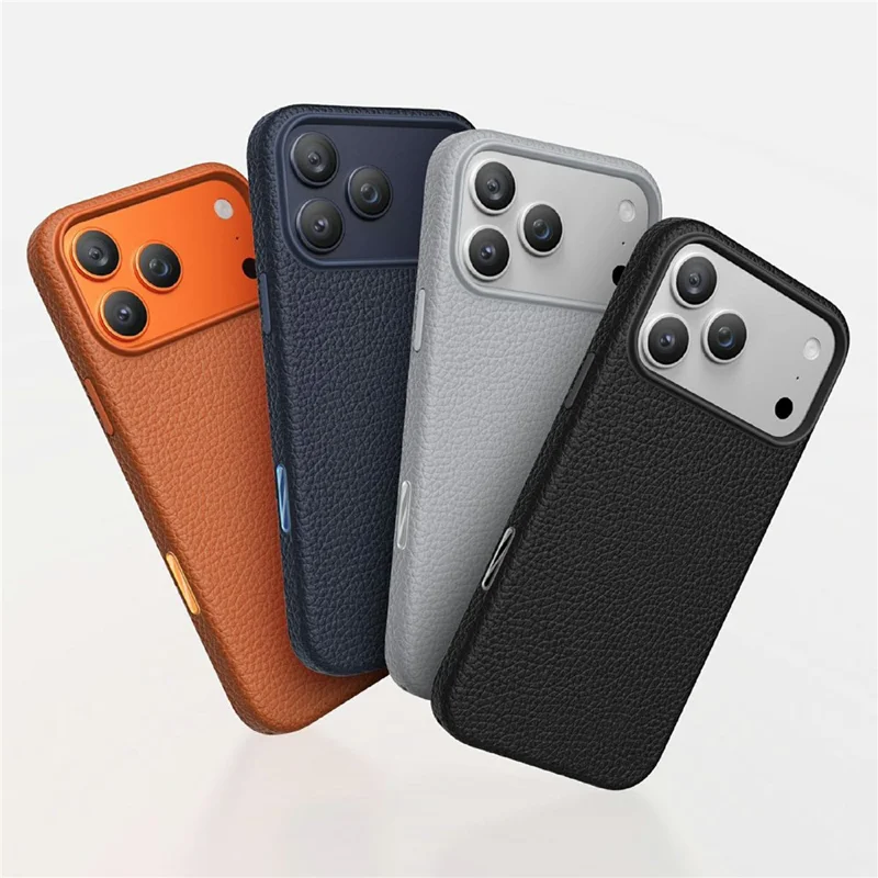 KEEPHONE LYCUCCI Series for iPhone 18 Pro Max  /  17 Pro Max Magnetic Case Liquid Silicone Phone Cover with Lanyard Holes - Light Grey