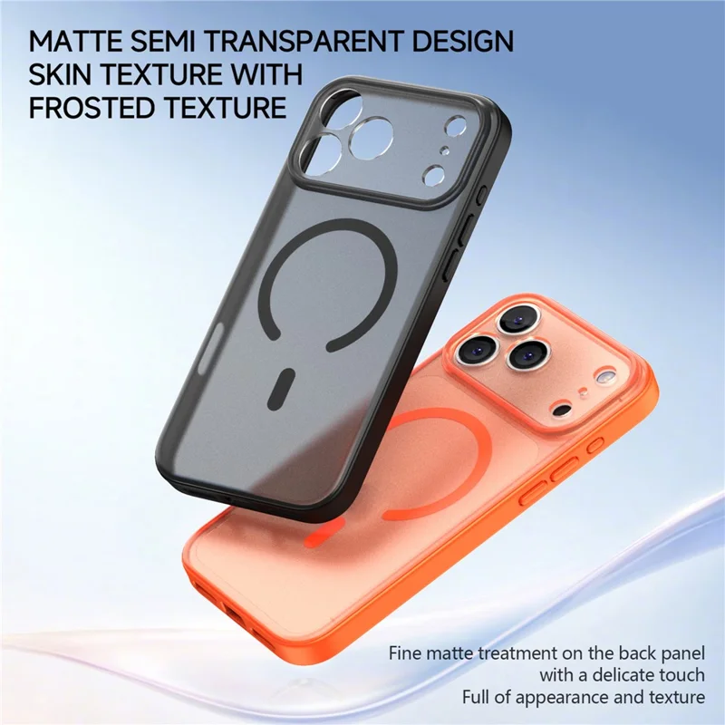 IPAKY For iPhone 18 Pro Max  /  17 Pro Max Magnetic Case Matte Semi Transparent PC + TPU  Shockproof Phone Cover - Green