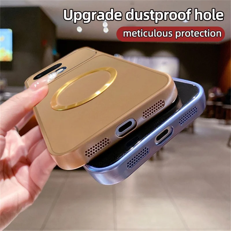 Магнитный чехол для Realme 16 Pro+ 5G с кольцом CD-узора, металлизированным покрытием, задняя панель из ТПУ - Розовый