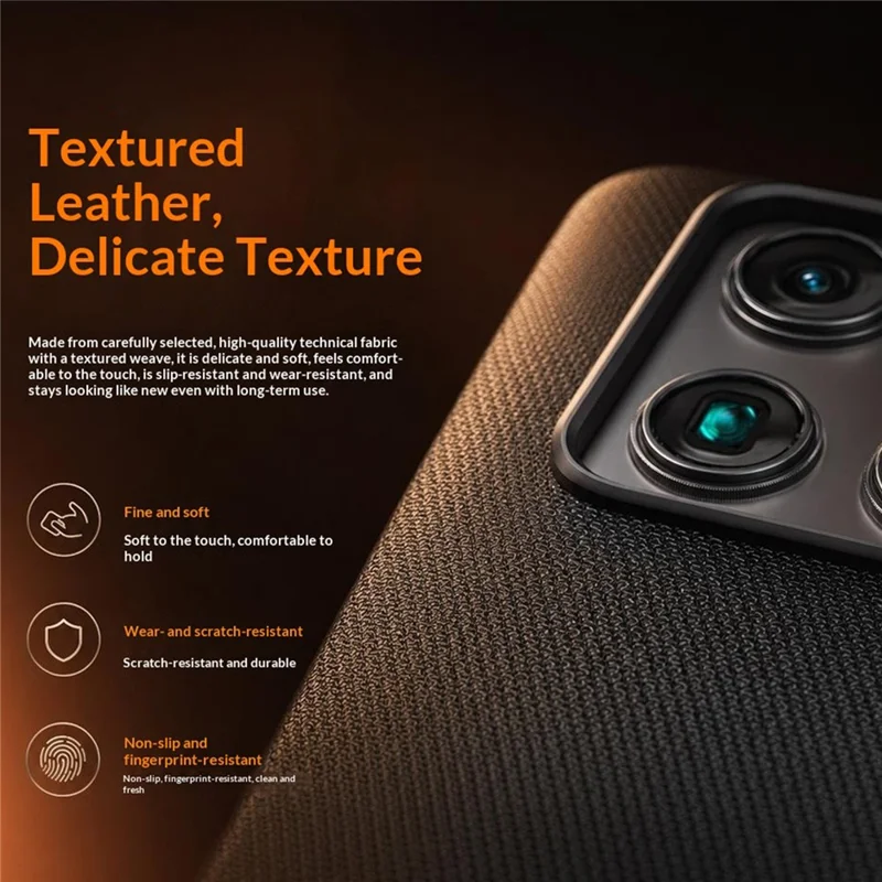 For Motorola Razr Fold 5G Case with HD Screen Protector Magnetic Rotating Kickstand Tech Fabric + PC Phone Cover - Black