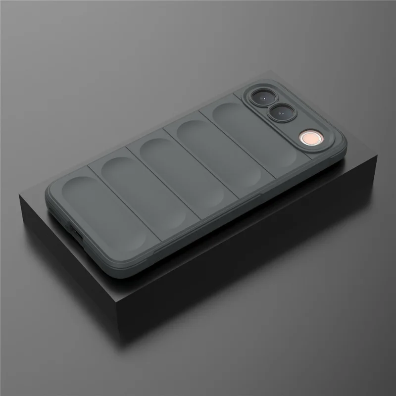 For vivo S2 5G Phone Case Anti-Drop Soft TPU Rugged Back Cover - Black