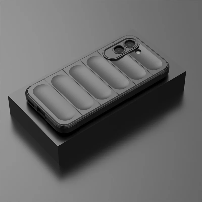 For OnePlus N6x 4G Phone Case Anti-Drop Soft TPU Rugged Back Cover - Black