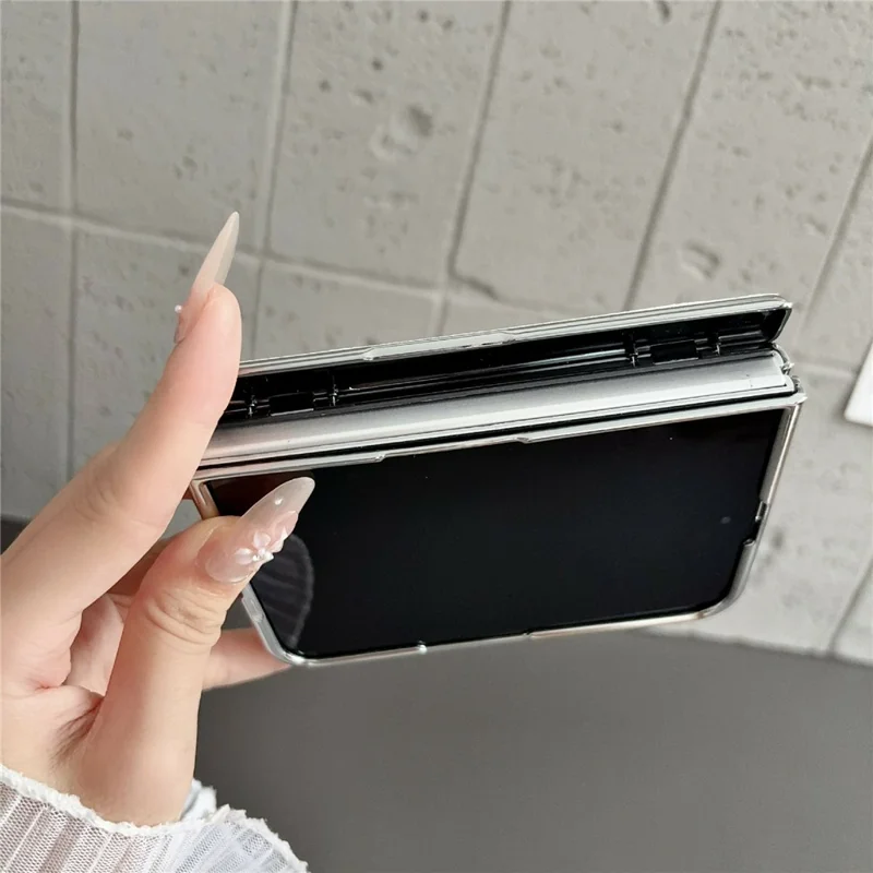 Voor iPhone Fold Magnetische Hoesje Litchi Structuur PU Leer + PC Gegalvaniseerde Stootvrije Telefoonhoes - Roze