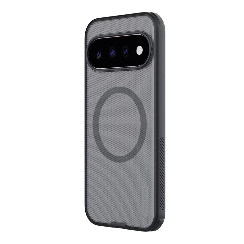 NILLKIN Super Frosted Shield Pro For Google Pixel 11 Magnetic Case PC + TPU Phone Cover - Transparent Black