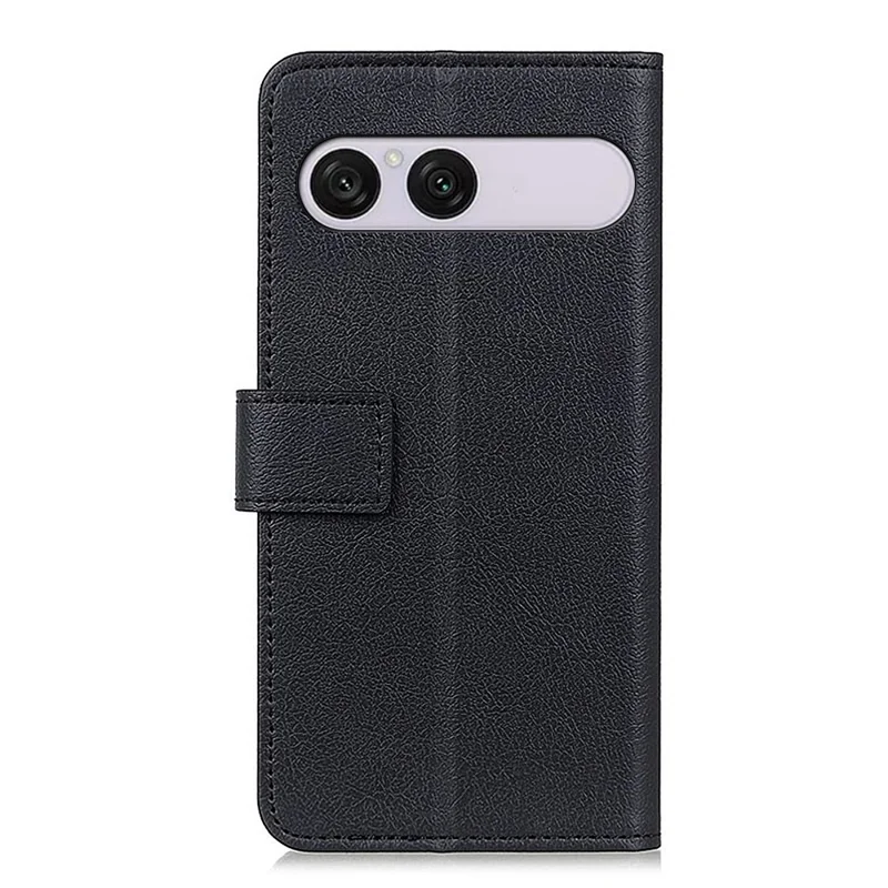 For Sony Xperia 10 VIII Case PU Leather Stand Wallet Phone Cover - Black