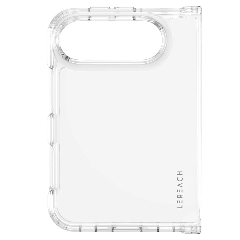 LEREACH seria TOC dla iPhone Fold, obudowa TPU + akrylowa osłona na telefon - przezroczysta