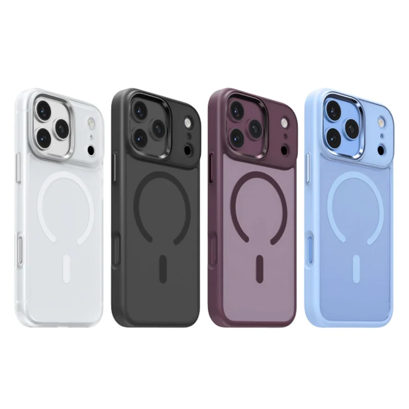 KEEPHONE MAGO PRO Series for iPhone 18 Pro Max Magnetic Phone Case TPU + PC Shockproof Protective Cover - Burgundy