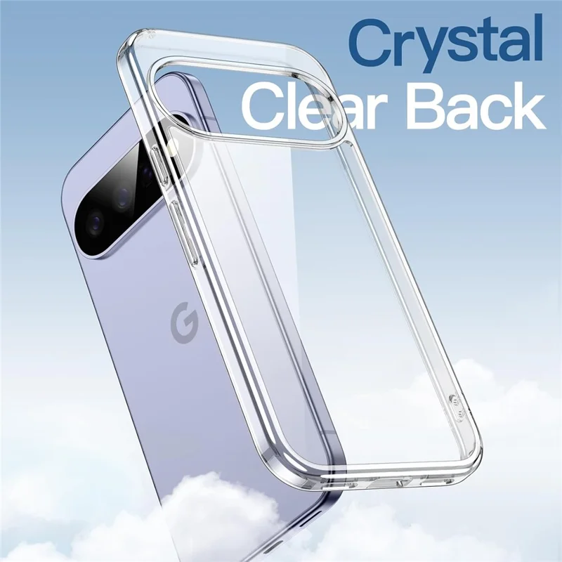 For Google Pixel 11 Case Military Grade Drop Protection Acrylic + TPU Phone Cover - Transparent