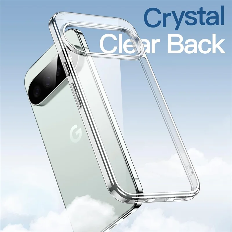 For Google Pixel 11 Pro Case Military Grade Drop Protection Acrylic + TPU Phone Cover - Transparent