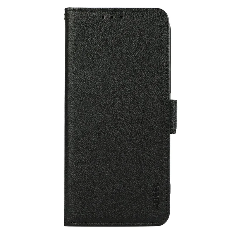 ABEEL For Google Pixel 11a Case Litchi Texture Leather RFID Blocking Phone Cover - Black