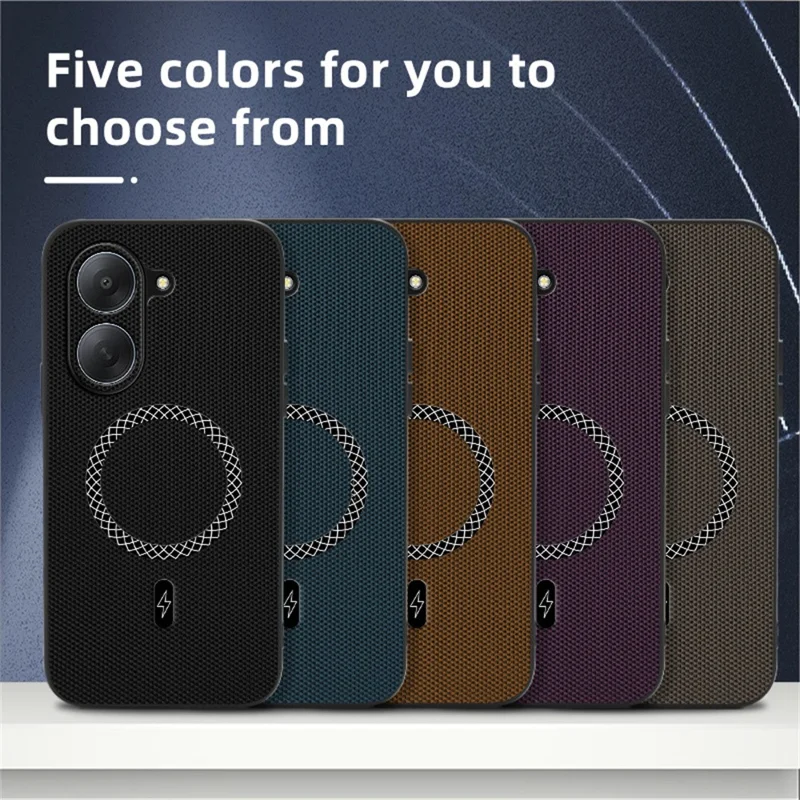 For Xiaomi Redmi A7 4G / A5 4G (Global) (171.8mm) Case Triangle Texture PU Leather Shockproof Ultra Thin Cover - Brown