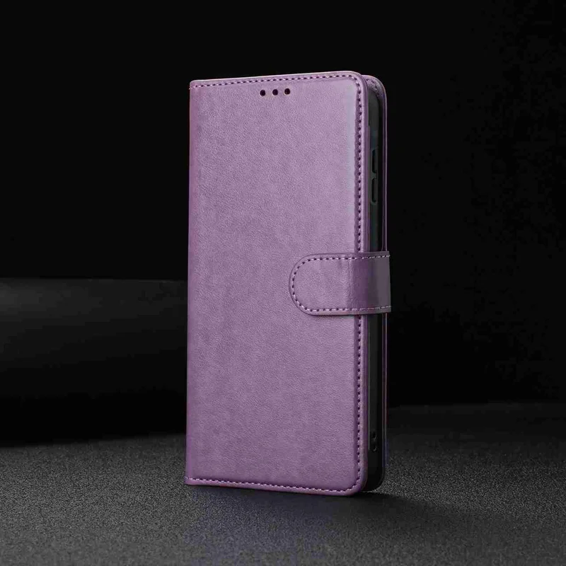 For Samsung Galaxy S27 Pro Wallet Phone Case Stand PU Leather Folio Flip Cover with 8 Card Slot - Purple - 11