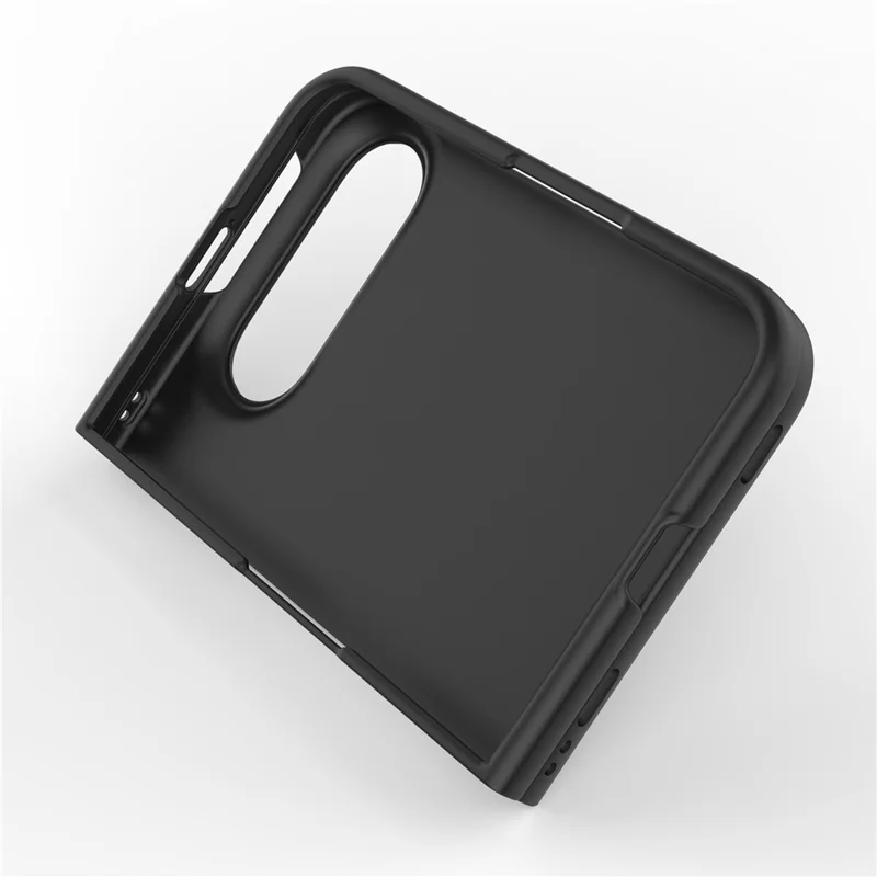 Etui na iPhone Fold, odporno na upadki, miękkie z TPU, wytrzymała tylna obudowa - Czarny