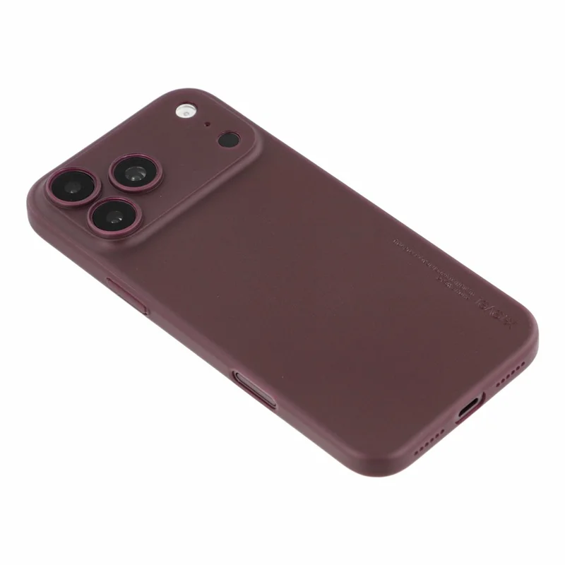 X-LEVEL for iPhone 18 Pro Max / 17 Pro Max Case Hard PP Matte Phone Cover 0.18mm Ultra-Thin - Cherry Red