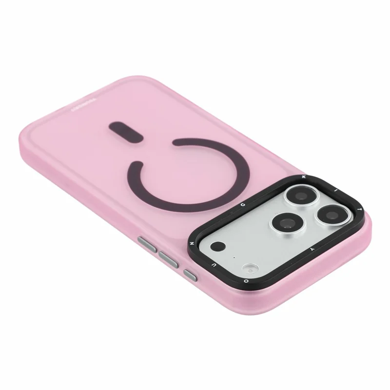 YOUNGKIT for iPhone 18 Pro Max / 17 Pro Max Magnetic Case PET TPU Matte Phone Cover - Cherry Red