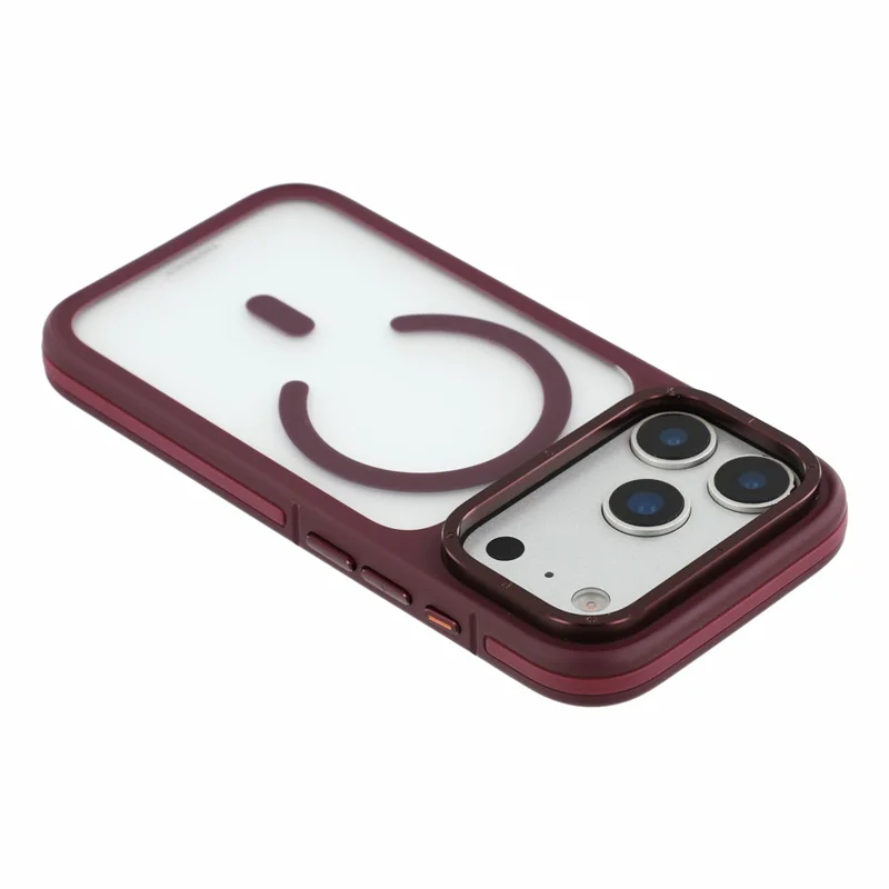 YOUNGKIT for iPhone 18 Pro Max / 17 Pro Max Magnetic Case Skin-Touch Matte PC + TPU Phone Cover - Cherry Red