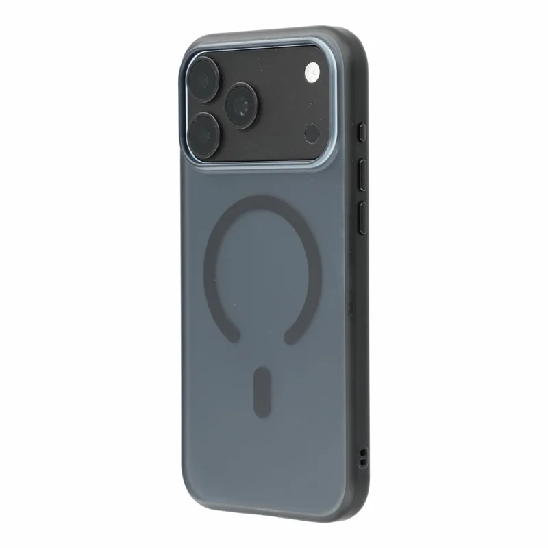 X-LEVEL for iPhone 18 Pro / 17 Pro Magnetic Case PC + TPU Shockproof Frosted Phone Cover - Transparent Black